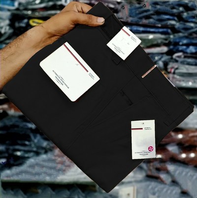 Solid Cotton Trouser